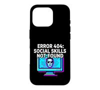 Programmer Introvert Error 404 Social Skills Not Found Coque pour iPhone 16 Pro