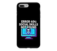 Programmer Introvert Error 404 Social Skills Not Found Coque pour iPhone 7 Plus/8 Plus