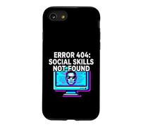 Programmer Introvert Error 404 Social Skills Not Found Coque pour iPhone SE (2020) / 7/8