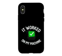 Programmer It Worked on My Machine Coding Joke Coque pour iPhone X/XS