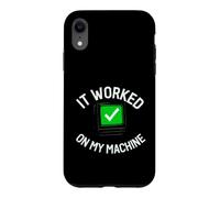 Programmer It Worked on My Machine Coding Joke Coque pour iPhone XR