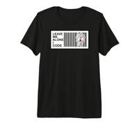 Programmer Leave Me Alone I Code Circuit Skull T-Shirt Haut de Gamme
