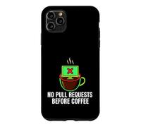 Programmer No Pull Requests Before Coffee Coque pour iPhone 11 Pro Max