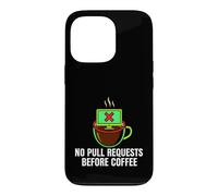 Programmer No Pull Requests Before Coffee Coque pour iPhone 13 Pro