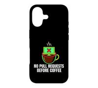 Programmer No Pull Requests Before Coffee Coque pour iPhone 17