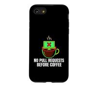 Programmer No Pull Requests Before Coffee Coque pour iPhone SE (2020) / 7/8