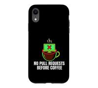 Programmer No Pull Requests Before Coffee Coque pour iPhone XR