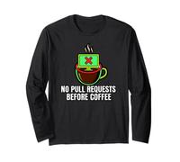Programmer No Pull Requests Before Coffee Manche Longue