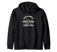 Programmer's Life Hugs & Kisses Only Bugs & Corrections Sweat à Capuche
