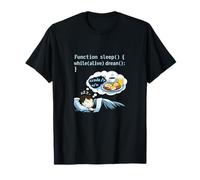 Programmeur Adulte Humour rêver de Code et Petit déjeuner T-Shirt