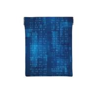 Programmeur Code Binaire Bleu, Sac de Rangement pour Femmes, Portefeuille supérieur à Presser, Petit Porte-Monnaie, Pochette de Changement