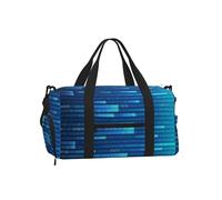 Programmeur Code Bleu,Sac de Sport bandoulière à Main, Sac de Voyage Grande capacité pour Femmes et Hommes