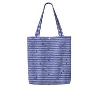 Programmeur Code informatique binaire Violet，Sacs d'épicerie réutilisables, sacs fourre-tout de grande capacité, sac à bandoulière en toile