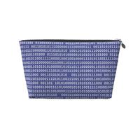 Programmeur Code Informatique Binaire Violet, Trousse de Toilette Trousse de Maquillage Sac à cosmétiques Trousse de Toilette de Voyage Portable