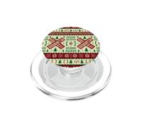Programmeur Coding Pattern Binary Holiday Snowflake Developer PopSockets PopGrip pour MagSafe