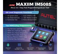 Programmeur de clés IMMO Autel Maxiim IM508S, outils de programmation de clés, outil de diagnostic automobile XP200, diagnostic de tous les systèmes, PK IM508 IM508S
