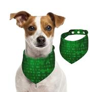 Programmeur de Codage de données binaires,Bandanas pour Chien, écharpe en Coton, Bavoirs réglables pour Animaux de Compagnie,L