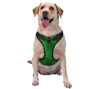 Programmeur de Codage de données binaires,Harnais pour Animaux de Compagnie, Harnais réfléchissant réglable pour Chien,XL