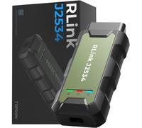 Programmeur de passage TOPDON RLink J2534, outil de diagnostic et de reprogramme OEM, VCI J2534 amélioré, prend en charge J2534/D-PDU/CAN-FD/