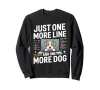 Programmeur Dog Lover Just One More Line and One More Dog Sweatshirt