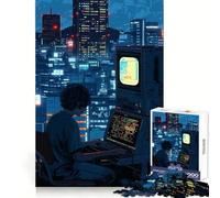 Programmeur en Heures supplémentaires Puzzle de 1000 pièces pour Adolescents Savoir se Souvenir du Pouvoir,Évasion sereine,Bords précis Cadeau d'anniversaire (50x75cm)