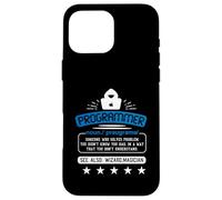 Programmeur Magicien Magicien Résoudre Les problèmes Coque pour iPhone 16 Pro Max