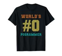 Programmeur n°0 Mondial | Données de Programmation Nerdy Coding T-Shirt