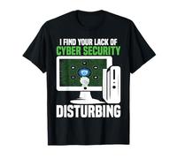 Programmeur spécialiste de la cybersécurité Disturb Cyber Security T-Shirt