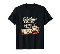 Programmez Le réveil du café Teach Teacher Design caféine T-Shirt