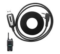 Programming Cable pour Baofeng UV-5R pour Baofeng UV-5R, Talkie Walkie Câble de Programmation USB 2 Broches, Compatible avec UV-5R/5RA/5R Plus/5RE,UV3R Plus,BF-888S,5R EX,5RX3,GA-2S