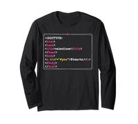 Programming Coding Developer Code Debugging Binary Geek Manche Longue