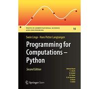 Programming for Computations Python: A Gentle Introduction to Numerical Simulations With Python 3.6