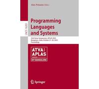Programming Languages and Systems: 23rd Asian Symposium, APLAS 2025, Bengaluru, India, October 27-30, 2025, Proceedings
