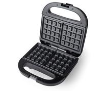 Progress EK5852P Grille-pain double - Appareil à desserts électrique, plaques de cuisson antiadhésives, gaufre belge/américain, contrôle automatique de la température, poignée de transport, 750W