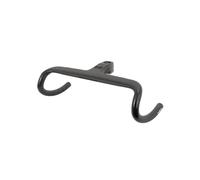 Progress Pg-245 28.6mm Cockpit Handlebar Argenté 80 mm / 400 mm Black