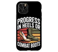 Progress in Heels Or Combat Boots Equality Femme Coque pour iPhone 11 Pro
