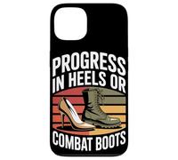 Progress in Heels Or Combat Boots Equality Femme Coque pour iPhone 13