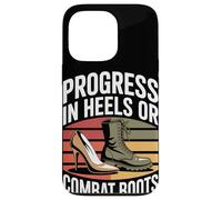 Progress in Heels Or Combat Boots Equality Femme Coque pour iPhone 13 Pro