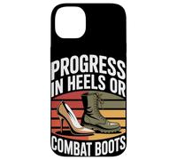 Progress in Heels Or Combat Boots Equality Femme Coque pour iPhone 14 Plus