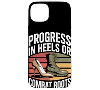 Progress in Heels Or Combat Boots Equality Femme Coque pour iPhone 15 Plus