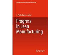 Progress In Lean Manufacturing (Management And Industrial Engineering)