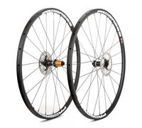 Progress Phantom Cx Disc Tubular Gravel Wheel Set Noir 12 x 100 / 12 x 142 mm / Sram XDR Black / White