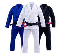 Progress Jiu Jitsu Academy Gi | Kimono BJJ léger avec ceinture blanche offerte | Kimono BJJ pour hommes et femmes | Kimono Jiu Jitsu résistant à l’usure pour l’entraînement et la compétition | Kimono