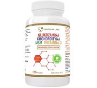 Progress Labs Glucosamine, Chondroïtine, MSM et vitamine C - 120 gélules