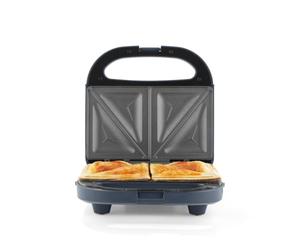 PROGRESS Mellow 2-Slice Sandwich Maker - Toastie Machine with Non-Stick Cooking Plates, Automatic Temperature Control, Power & Ready Indicator Lights, Easy-Carry Handle, 750W