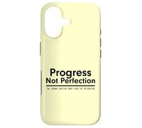 Progress Not Perfection Inspirational Self Improvement Coque pour iPhone 17