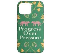 Progress Over Pressure Citation de Motivation rétro esthétique Coque pour iPhone 16 Pro Max