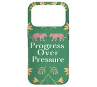 Progress Over Pressure Citation de Motivation rétro esthétique Coque pour iPhone 17 Pro