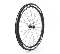 Progress A-prime 2019 Tubular Disc Road Front Wheel Noir 12 x 100 mm Black / White