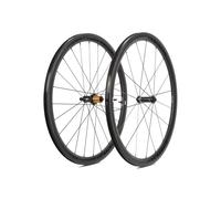 Progress Aero Tubeless Road Wheel Set Argenté 9 x 100 / 9 x 135 mm / Shimano/Sram HG Black
